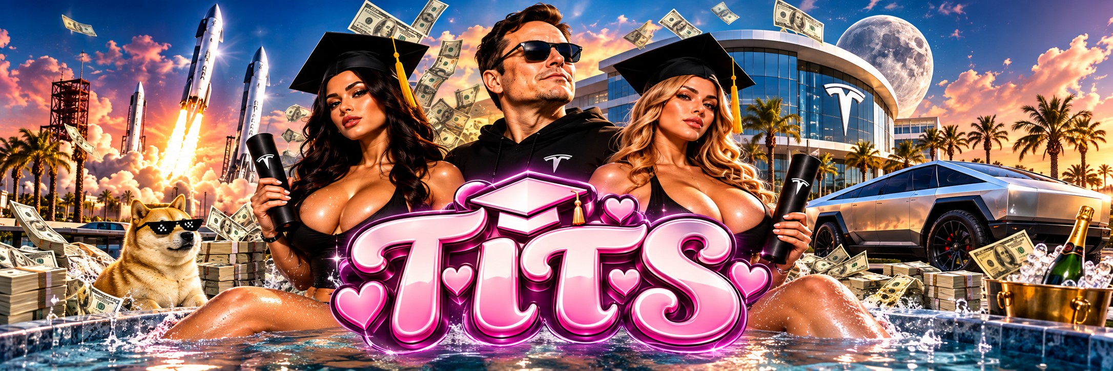 TITS banner with the Texas Institute of Technology and Science wordmark